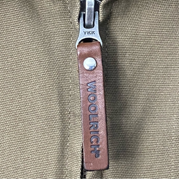 Vintage Woolrich Men’s Brown Full Zip Canvas Workwear Chore Jacket Size Large - Picture 5 of 9